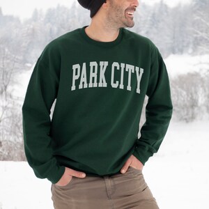 Unisex Park City Varsity Crewneck Sweatshirt