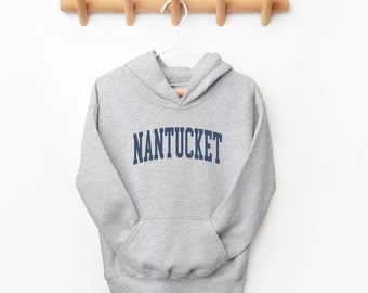 Youth Nantucket Massachusetts Collegiate Hooded Sweatshirt