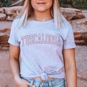 Unisex Tuscaloosa Alabama Varsity Lightweight T-Shirt