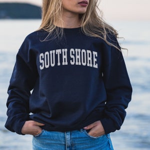 South Shore Massachusetts Navy Unisex Men's and Women's Crewneck Sweatshirt