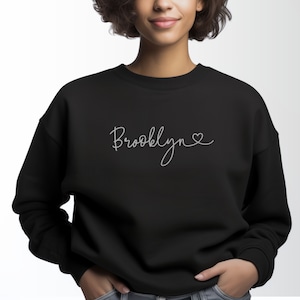 Brooklyn NY Dainty Crewneck Sweatshirt | New York Local Apparel & Gifts