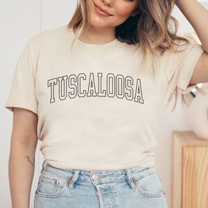 Unisex Tuscaloosa Alabama Varsity Lightweight T-Shirt