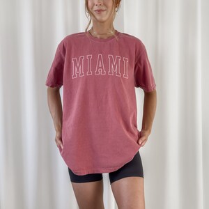 Unisex Miami Florida Varsity Comfort Colors T-Shirt