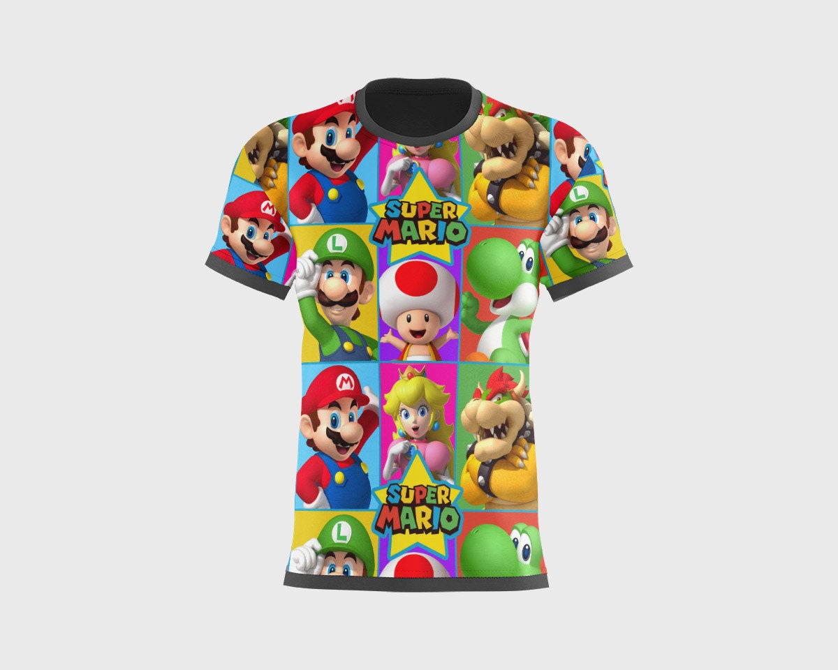 Mario bros seamless pattern digital download digital | Etsy