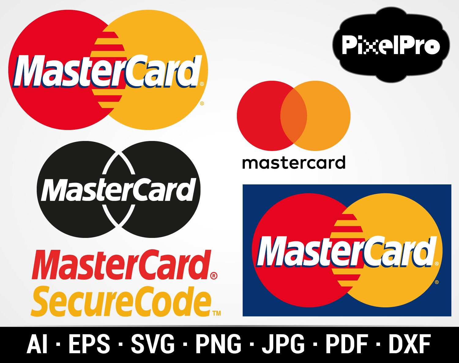 Mastercard Logo vector pdf/svg/jpg/svg/eps/png/ai File | Etsy