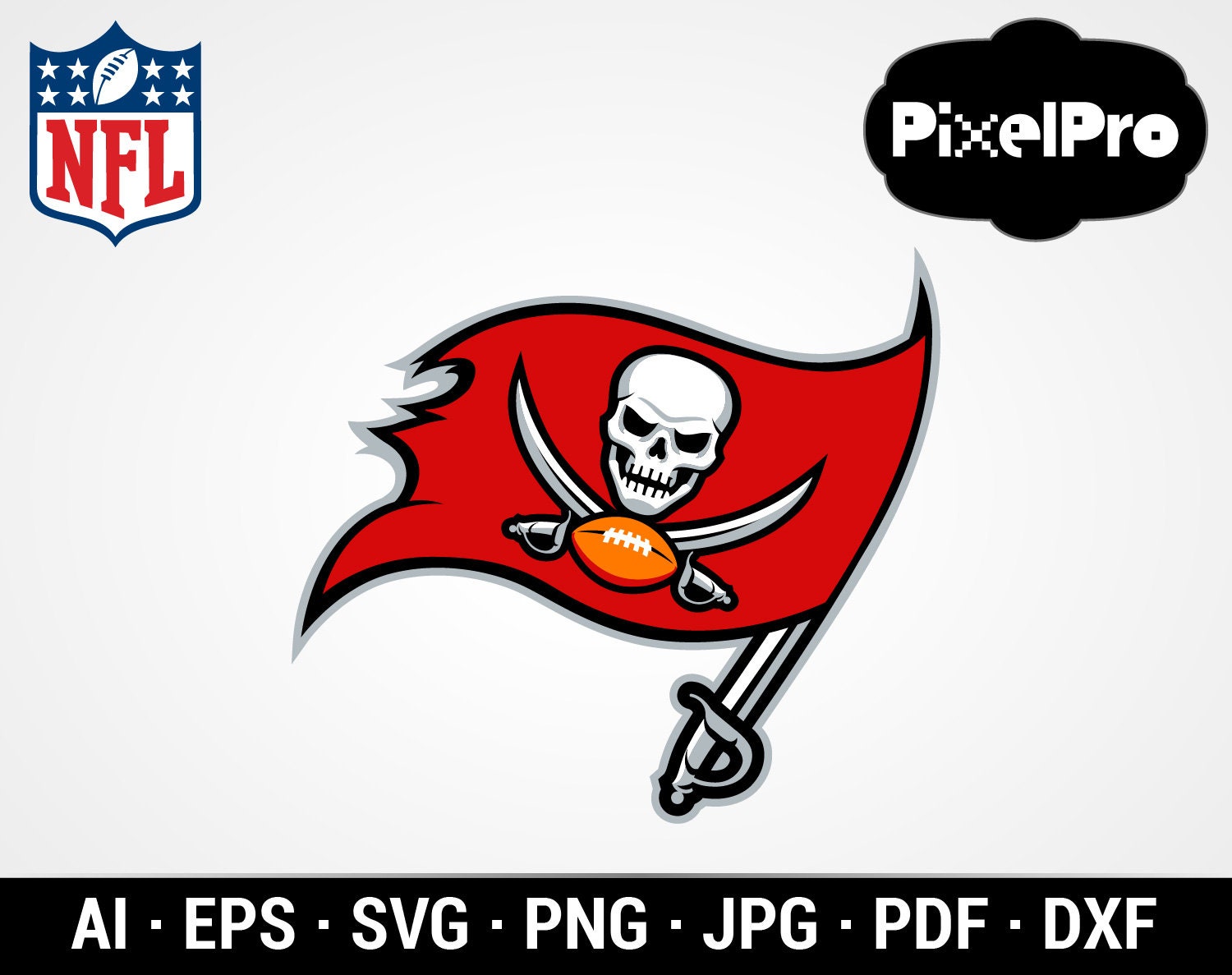 Tampa Bay Buccaneers Logo Tampa Bay Buccaneers NFL logo | Etsy