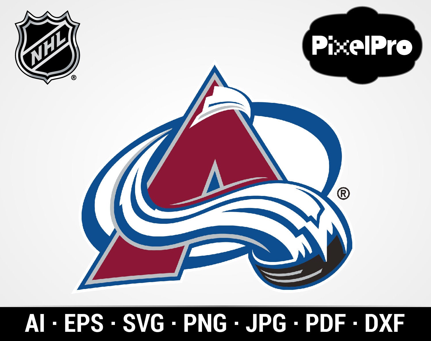 Colorado Avalanche Logo svg NHL Colorado Avalanche logo cut Etsy