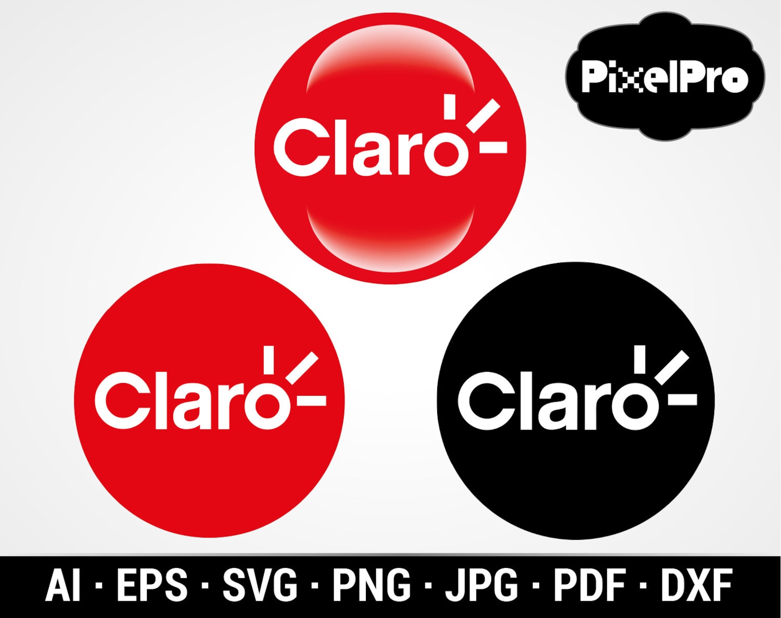 Claro Logo vector pdf/svg/jpg/svg/eps/png/ai File Claro Etsy