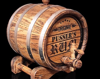 Oak barrel 1, 2, 3, 5, 10, 15 Liter Oak barrel of whiskey, Rum Aging Barrel Bourbon Barrel Gift for Man Scotch Lover oak winemaker barrel