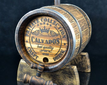 Botte Di Rovere Per Whisky Personalizzata Da 1 A 15 Litri, Botte Di Legno Personalizzata Per Vino, Rum, Brandy, Bourbon E Birra, Mini Barile In Legno Per Amanti Del Whisky, Vintage, Rustico - Foto 11