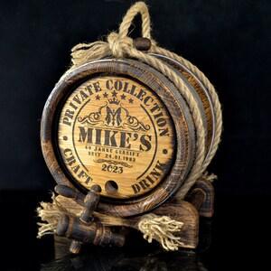 The Ultimate Gift for Bourbon, Rum, and Scotch Enthusiasts: Personalized Oak Casks Barrel 1, 3, 5. 10, 15 L aging oak Barrel