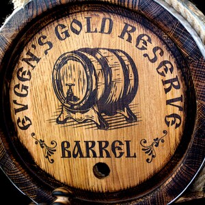 Personalized oak Barrel, Oak cask 1, 2, 3, 5, 10, 15 Liter, Aging Bourbon Rum Scotch  Whiskey Gift for Men him dad Groomsmen Groom Gift
