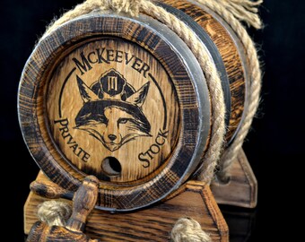 Whiskey Barrel, 1, 2, 3, 5, 10, 15 Liter Oak Barrel, Rum Barrel, Aging Barrel Bourbon Barrel Gift for Man Scotch Lover oak winemaker barrel
