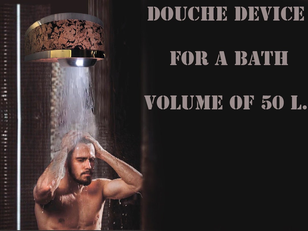 50L Personalized Sauna Shower Bucket, Sauna Cold Shower, Scottish