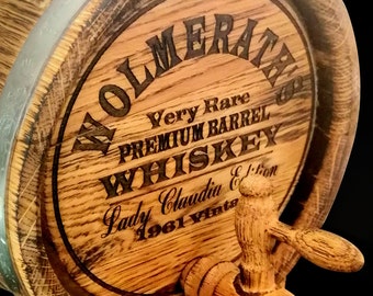 Personalized oak Whiskey Barrel, 1, 2, 3, 5. 10, 15 Liter Oak Barrel, Rum, Bourbon, Wine Lover Gift, Barrel, Aging, for Man, oak winemaker