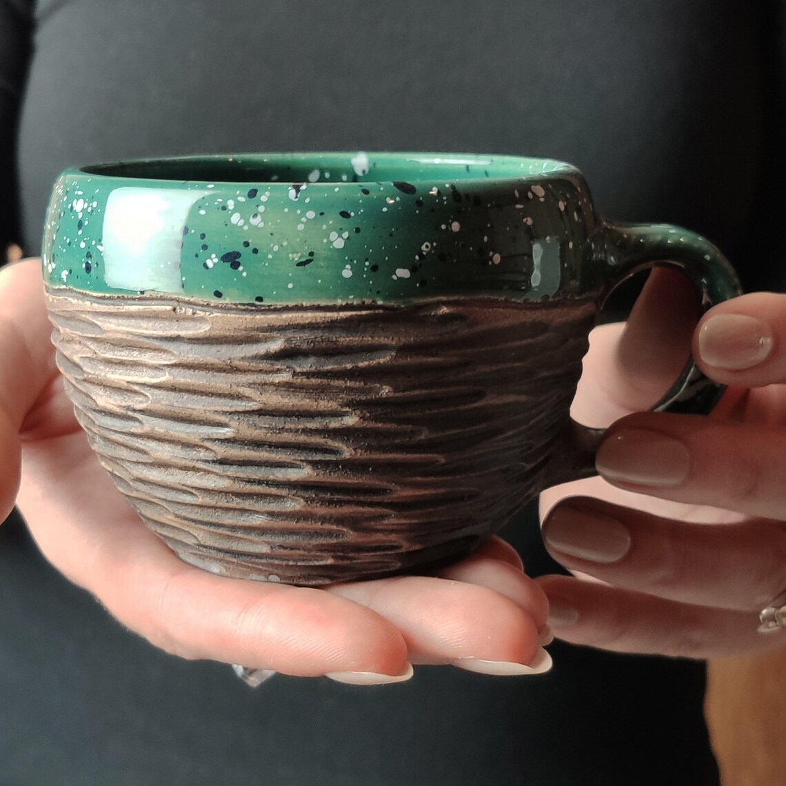 Handgemachte Keramik Tasse Kaffeetasse schöne Keramik / Etsy
