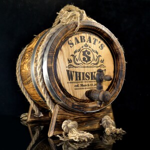 Personalized aging whiskey Barrel 1, 2, 3, 5, 10, 15 L Oak Barrel, Rum Bourbon Barrel oak Aging Barrel cask Gift for Man Scotch Lover barrel