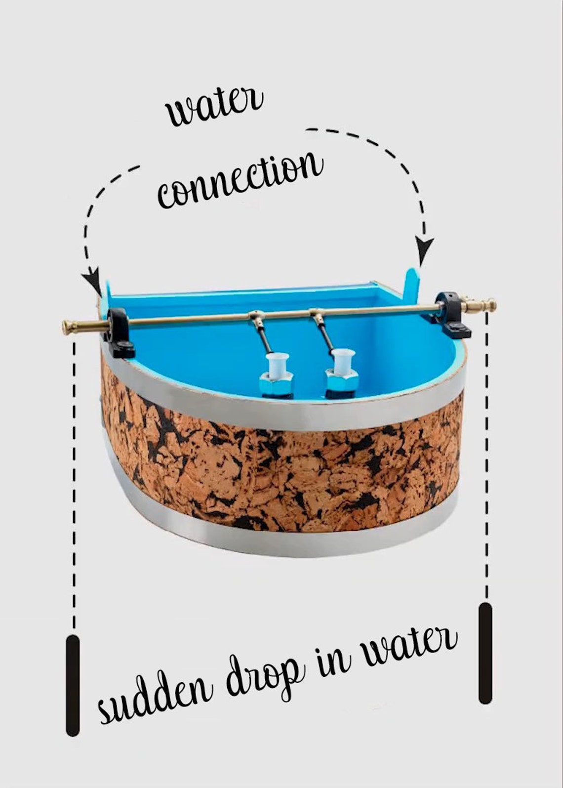 50L Personalized Sauna Shower Bucket Sauna Cold Shower Etsy