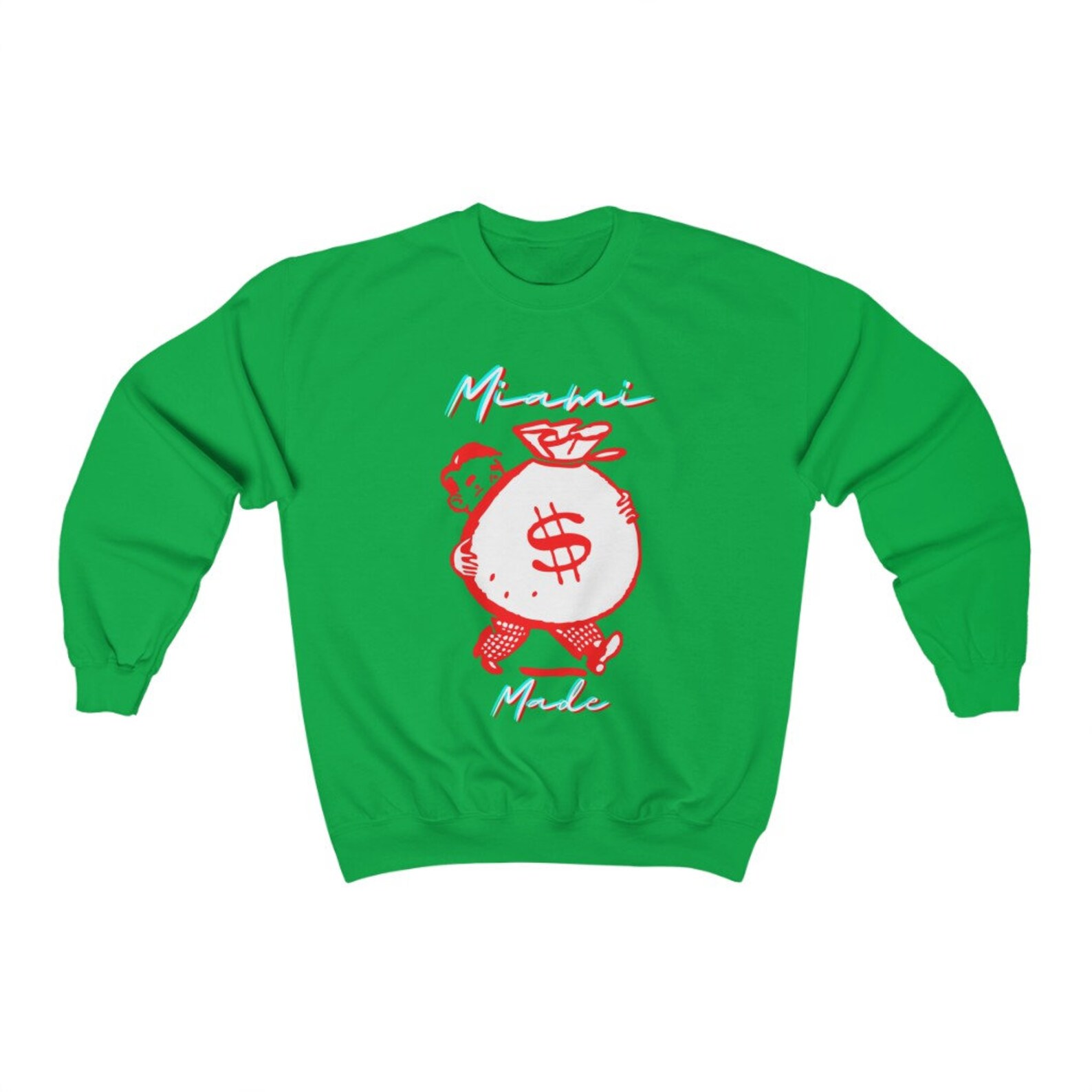 Money Crewneck Sweatshirt Unisex A One of a Kind | Etsy
