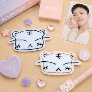 SEVENTEEN Hoshi Tiger Iron On Patch • Kpop Embroidered Patch • Handmade Bag & Jacket Patch