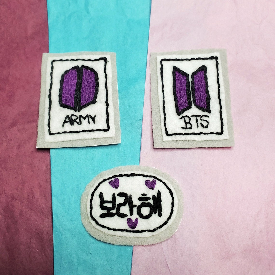 Kpop Fan Patch Set Iron On Patches Embroidery Patches | Etsy