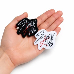 STRAY KIDS K-pop Iron On Patches | Embroidered Patches for Jerseys, Photocard Bags & Jackets