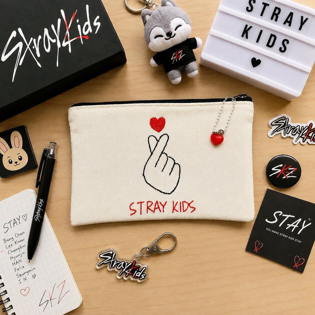 Stray Kids Pencil Pouch - Etsy