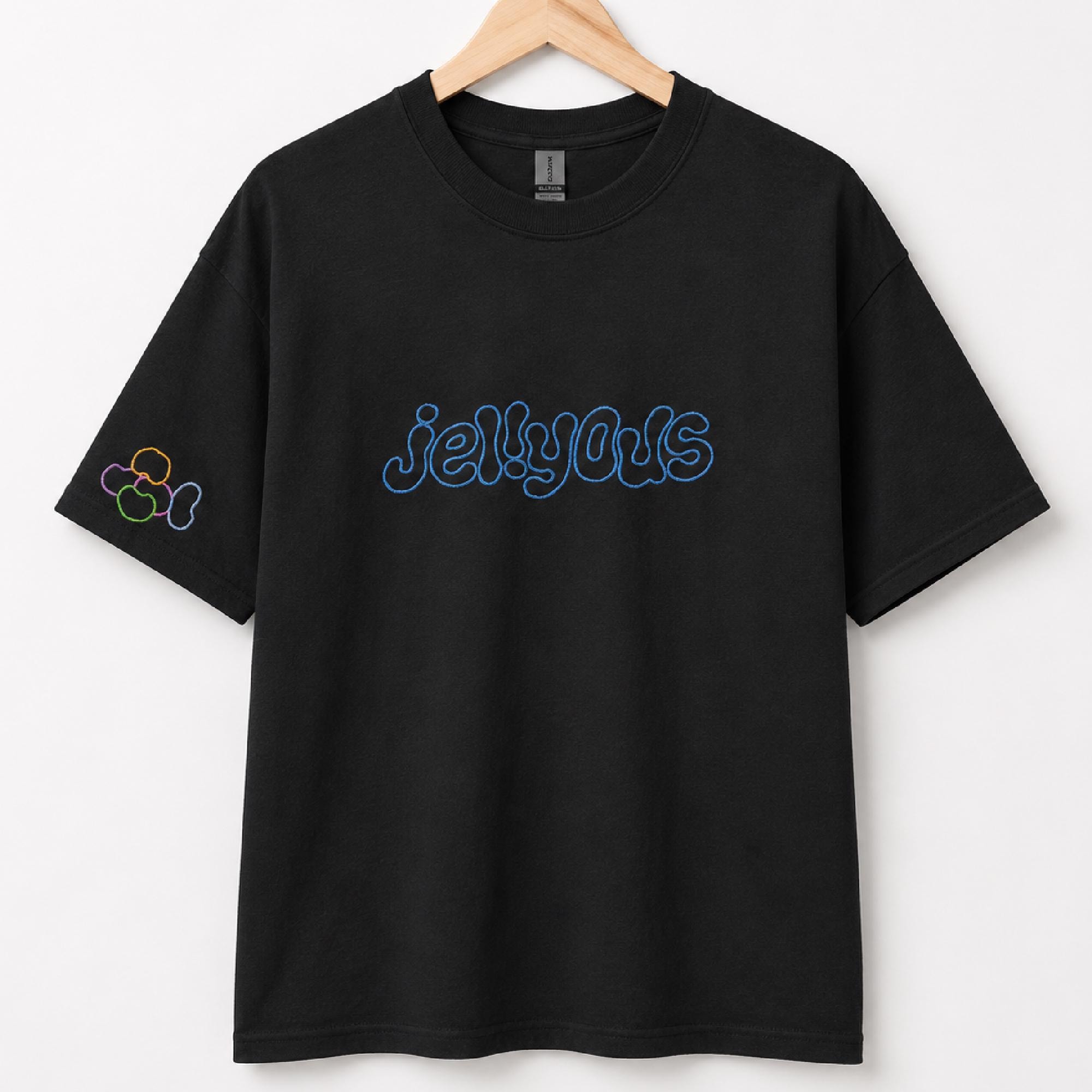 ILLIT Jellyous Hand Embroidered Adult Unisex T-shirt: K-pop Fan