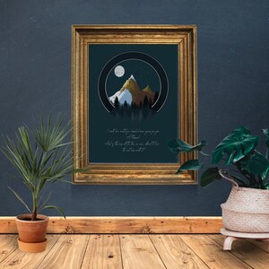 ACOTAR Quote Digital Art Print | Fantasy Book Lover Decor | Sarah J Maas Wall Art | Bookish Gift Printable Download