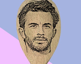 Johnathan Bailey Engraved Wooden Spoon - Personalisation Available