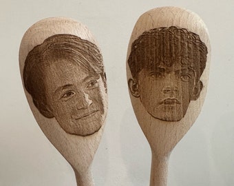 Heartstopper Engraved Wooden Spoon (Kit Connor AND/OR Joe Locke)