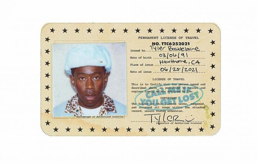 call me if you get lost card tyler