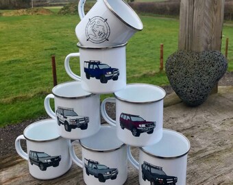 Tough Enamel Mug - 11oz, 7 Designs
