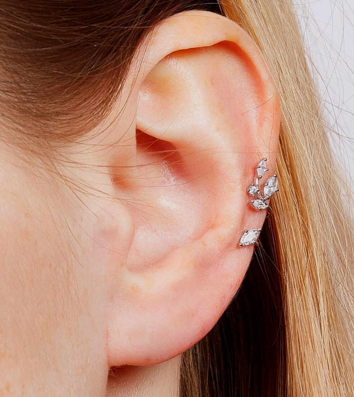 Non Pierced Ear Cuffear Cuff No Piercingleaf Ear Cuff10k Etsy