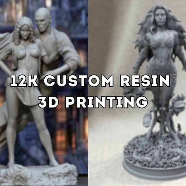 12K Resin 3D Printing Collectible Miniature Custom Printing On Demand Highly Detailed and High Quality 3D Model NSWF Figure UNPAINTED