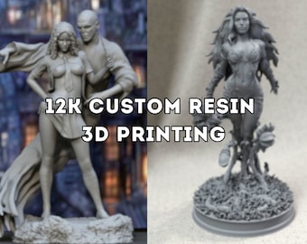 12K Resin 3D Printing, Collectible Miniature, Custom Printing On Demand, Highly Detailed and High Quality, NSWF Figure, Unpainted, Painted