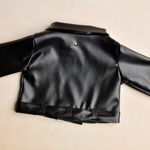 ONE-OF-A-KIND BABY BLUE LEATHER BIKER JACKET #19