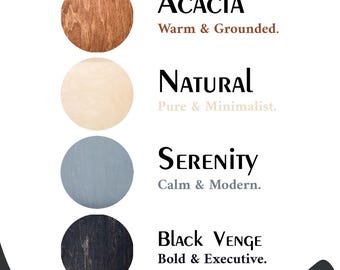 Personalized Wood Desk Organizer Watch Holder Tech Gifts Office Supplies Desktop Organizer