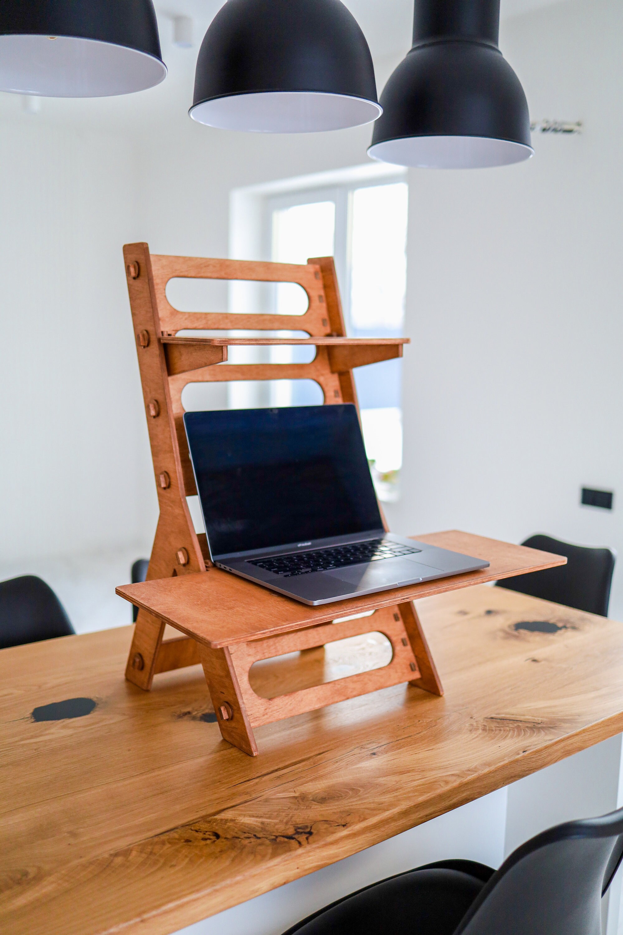 Standing Desk Adjustable for PC and Laptops Convertible Etsy