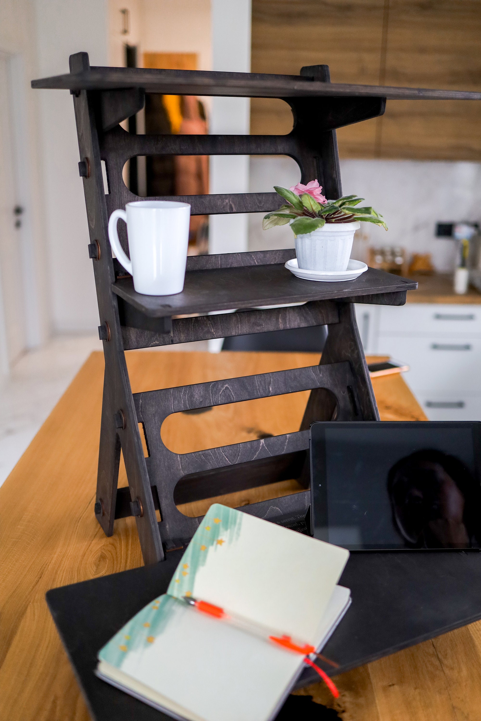 Adjustable height nightstand and bedside table Nightstand Etsy