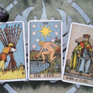 Conseils - Une lecture de tarot intuitive à 3 cartes (réalisation en 24 heures ou moins) (lecture de tarot à l'aveugle)