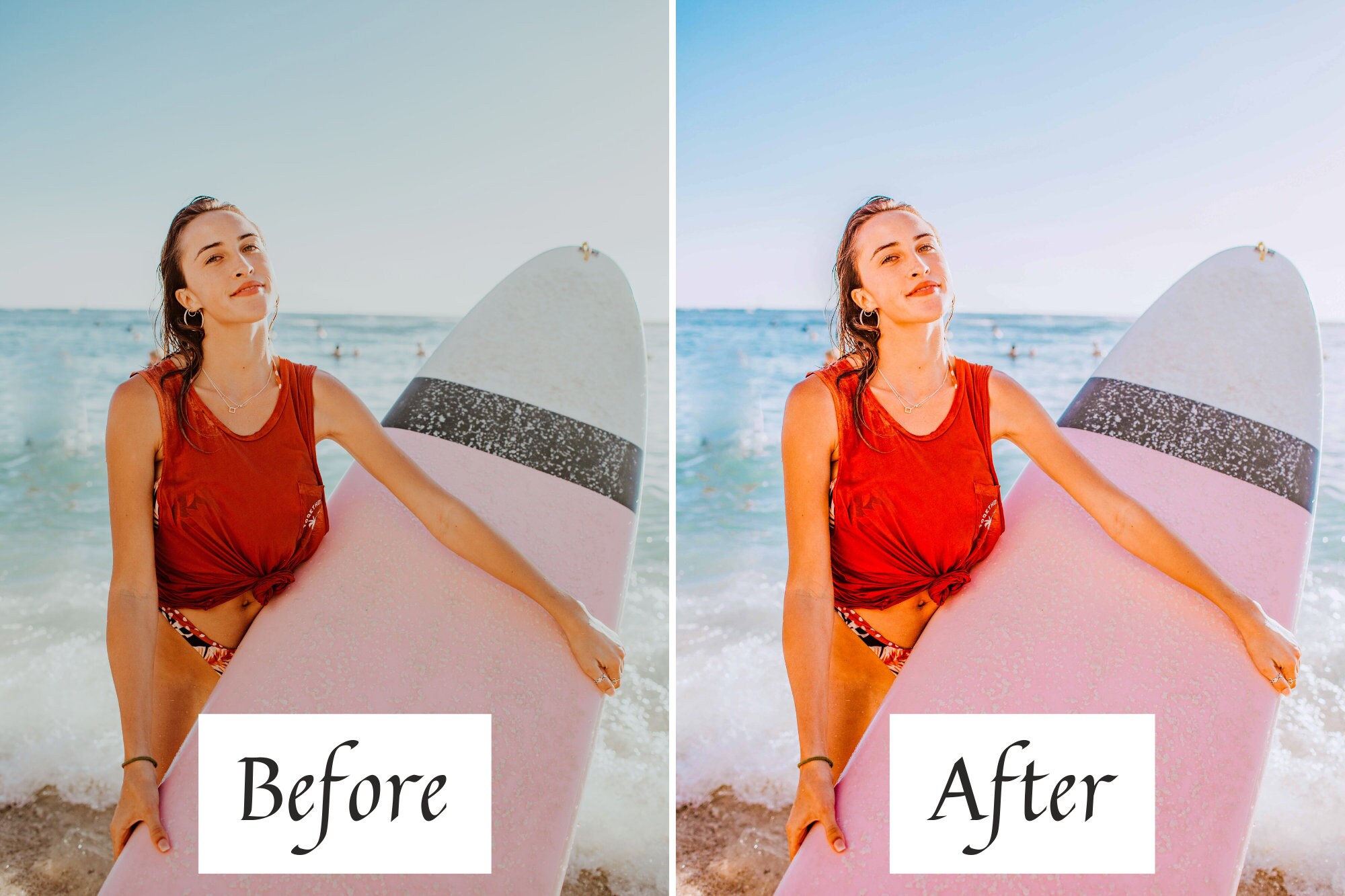 10 Summer Lightroom Presets Travel Presets Vacation Presets Etsy