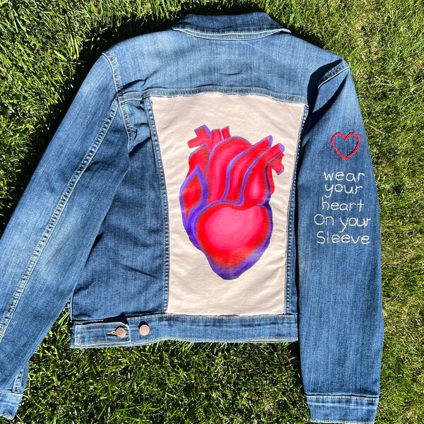 Heart Stitch Denim Jacket