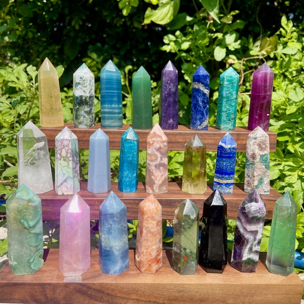 Natural Crystal Tower, Crystal Point, Gemstone Tower, Energy Crystal Bulk, Healing Crystal, Crystal Gift, Crystal Decoration