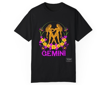 Gemini Zodiac T-Shirt: Comfort Colors Astrology Tee