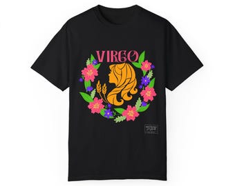 Virgo Zodiac T-Shirt: Comfort Colors Astrology Tee