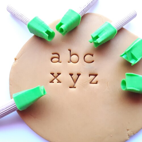 Alphabet Clay Cutters | Small Letter Clay Cutters | Studs Clay Cutters