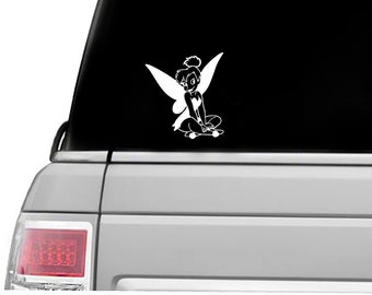 Little Fairy on Board Decal Car Sticker Window Decal Disney Baby Tinkerbell Inspired Caution Sign Baby Shower Gift Baby Present
