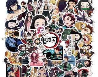 Demon Slayer Sticker Etsy Demon Slayer Sticker Etsy