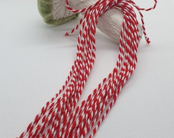 5 Handmade Traditional Martis/March/Martenitsa/Martinka/Martisor/Spring/Red and White Bracelets